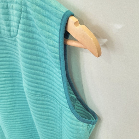 L.L. Bean Airlight Full-Zip Vest Teal Green Sleeveless Lightweight Women's M - Picture 11 of 17